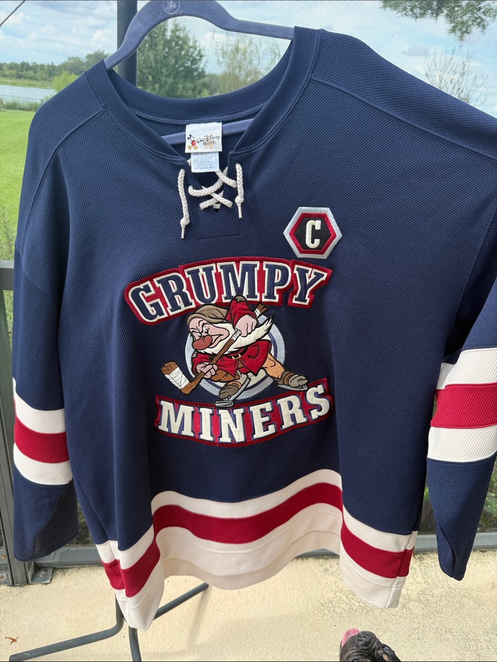 Walt Disney World Grumpy Miners hockey Jersey # 37 - Picture 2 of 9